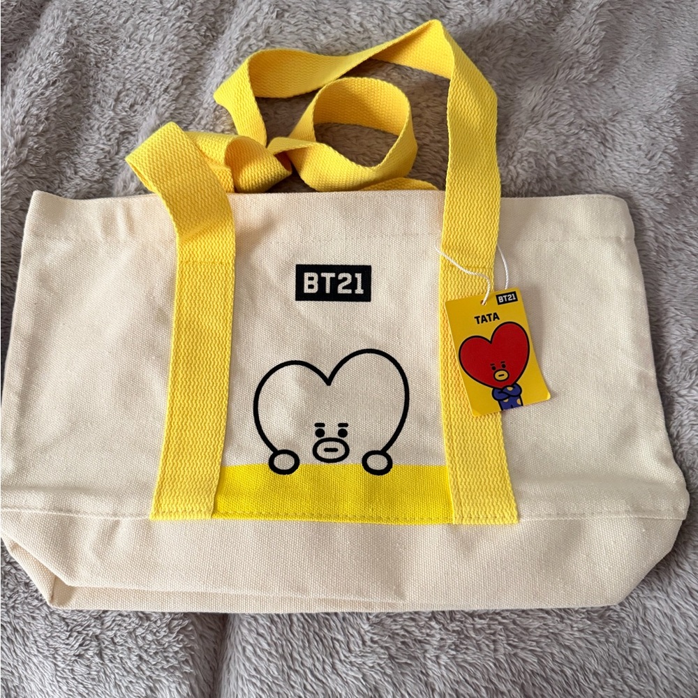 BT21 Mini Canvas Tote Bag - Tata (V)